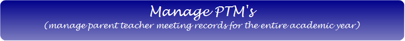 Manage PTM